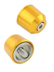 新品 ポッシュフェイス(POSH FAITH) バイク用品 ハンドルバーエンド ミドルウェイトバーエンド カワサキ純正ハンドルM8タイプ ZRX1200DAEG 他 ゴールド 032579-04-10 バーエンドキャップ