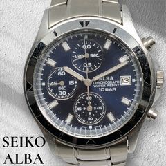 美品 新品電池】SEIKO ALBA CARIB クォーツ腕時計 パンダ文字盤 - メルカリ