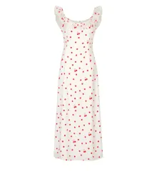 ルルソウル さくらんぼ ドット フリル ONE PIECE NMIXX（エンミックス・エンミ） ヘウォン(HAEWON・オヘウォン) 着用