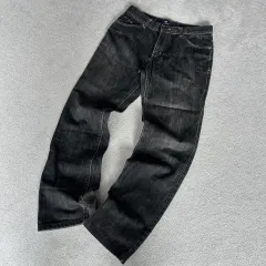 Lee リー ブラック デニム ズボン 33