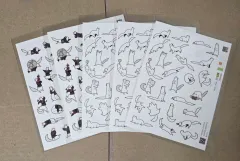 華山帰還 非公式バッグ耳ステッカー 5枚 まとめ 出品