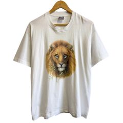 90s ONEITA Las Vegas ライオン グラフィック Tシャツ XL - メルカリ