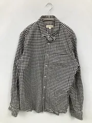 Candy Fantasy キャンディファンタジー シャツ/ブラウス LL ブラック コットン チェック柄 ミドル丈 長袖 ボタンダウン