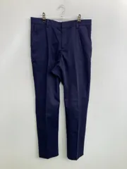 American Apparel アメリカンアパレル チノパンツ 32 ネイビー フルレングス コットン 無地 スタンダード ストレート レギュラー センタープレスあり