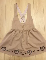 [匿名配送] Penderie by LIZLISA ジャンパースカート ピンク フリーサイズ