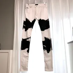 DIESEL ディーゼル Black Gold ブラック ペイント 白 ジーン (W30)