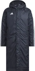 アディダス adidas スリーストライプス ルーズフィット ロング ボアコート メンズ レディース 男性 女性 アウター 上着 ジャンパー 耐久性 暖かい 防風 機能性 防寒着  BW566 KA1303 レジェンドインク/ホ