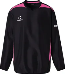 ムーブスポーツ MOVESPORT 長袖ウインドピステ メンズ 男性 大人 トップス シャツ ジャージ ウインドジャック 練習 トレーニング ランニング 部活動 クラブ サークル スクール チーム  ST6SWBT1M BKWH ブラック×ホワイト