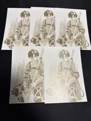 映画 進撃の巨人 入場者特典 リヴァイ　イラストカード　5点まとめ売り