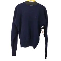 ポロバイラルフローレン Polo by RALPH LAUREN ラムウール100 ポニー刺繍 ニットセーター メンズ  LL