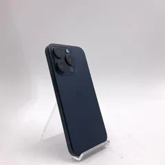 【全額返金保証】【最速発送】 iPhone 15 Pro 128GB ブルーチタニウム Softbank 白ロム 動作確認済 79%