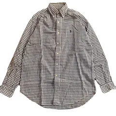 ラルフローレン　長袖　チェックシャツ　Sサイズ　ネルシャツ