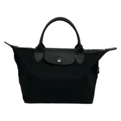 LONGCHAMP(ロンシャン) ハンドバッグ ル・プリアージュエナジー 黒 折りたたみ レザー