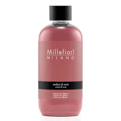 新品 MILLEFIORI ミラノディフューザー リフィル 250ml フレグランス 詰め替え用 アンブラ＆ローザ