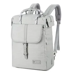 新品 Nordace Comino トートパック USB充電ポート付き 防水 - 日常用 ノートパソコン スマートバックパック 仕事用 ビジネス用 グレー 2XL
