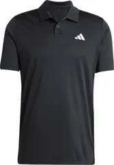 アディダス adidas テニス クラブ テニス ポロシャツ 半袖シャツ トップス ウェア メンズ 男性用 テニスウェア 試合着 練習着 移動着 着替え 部活動 クラブ サークル トレーニング  KUE69 JF8506 ブラック
