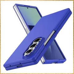 ☆彡送料無料でお届け☆彡 CMYFPOFL ケース 対応 Galaxy Z Fold 7 5G 用の ケース 耐衝撃 薄型カバー 軽量 ハードPC素材 対応 携帯 青 8-Z Fold 7-05-CP