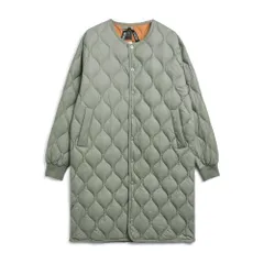 新品 [タイオン] ユニセックス ミリタリーオーバーサイズクルーネックロングダウンジャケット 104LSBPML-1-LO