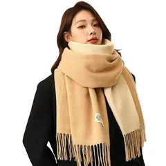 [EnjoIt] マフラー レディース カシミヤタッチ ストール ギフトボックス入り 大判 ファッション 秋と冬 クリスマス 学生 贈り物 厚くする 男女兼用 G5021 1