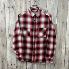 ☆超美品00sFIVE BROTHERオンブレチェックシャツ黄黒マチ付L黒ボタン