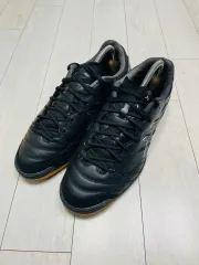 アシックス TeSTAR TAKI エリートAS ブラック インドア サッカーシューズ 270MM LEE