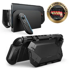 【迅速に発送】i-Blason 保護ケース Nintendo Switch ２ 対応 ケース 2025 耐衝撃 グリップ部分回れる スタンド機能 5枚カード収納可能 保護カバー ドッキング可能 人間工学 一体型 握りやすい Joy-Con コ a381d44a
