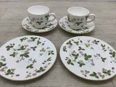 T12 WEDGWOOD ウェッジウッド カップ＆ソーサー プレート ワイルドストロベリー