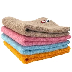 ハンカチタオル 4枚セット 今治産 今治タオル カラフル14色 薄手 日本製 22×22cm Eセット コットン 綿100％ 吸水 速乾 タオルハンカチ 贈り物 誕生日 記念日 出産 内祝い お友達 お客様 プレゼント 薄さと軽さが絶妙