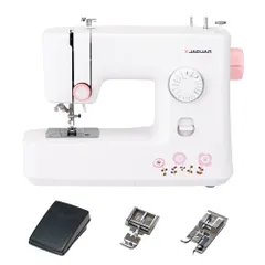 新品 JAGUAR ジャガー 電動ミシン フットコントローラー操作 MM-222I シンプル コンパクト 小型 初心者 子育てのサムネイル