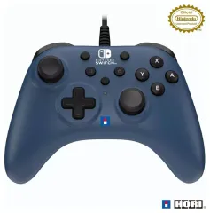 【中古】ニンテンドースイッチハード ホリパッドTURBO ネイビー