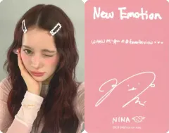 【中古】コレクションカード(女性) NiziU/NINA/裏面印刷サイン・メッセージ入り/CD「New Emotion(WithU盤)」(ESC8 248)封入トレーディングカード