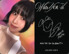 【中古】コレクションカード(女性) TWICE/モモ/裏面印刷サイン・メッセージ入り/CD「With YOU-th」(Standard Ver.)封入フォトカード