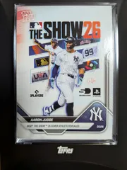アーロン・ジャッジ｜2026 MLB The Show Cover Topps NOW® - Aaron Judge -