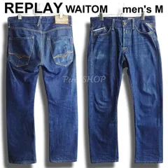REPLAY　リプレイ　WAITOM　W81cm / W29 / M　レギュラーストレートデニム　インディゴ　メンズ