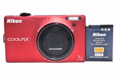 Nikon COOLPIX S6100 レッド - メルカリ