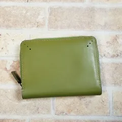 マーガレットハウエル ☆ レザー 二つ折財布 財布 グリーン ウォレット 折財布 MARGARET HOWELLのサムネイル