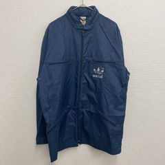 アディダス【80s～90s万国旗タグ】ナイロンジャケット ブラック 3本線