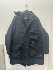 アラビアヴィンテージ ザラ ZARA ブラック マウンテンパーカー アウター 105