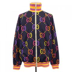 激美品 GUCCI グッチ GG レインボー スパンコール ジャージ ジャケット