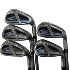 【中古】 テーラーメイド SIM MAX・OS  5S アイアンセット IR TENSEI BLUE TM60(IR) (フレックスR) メンズ 男性用 右利き 右用 Cランク ゴルフクラブ