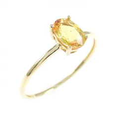 K18YG サファイヤ リング 0.61CT