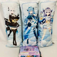 魔法少女 ホロウィッチ グッズ 4点 まとめ セット / ホロライブ hololive ブランケット ロングクッション 天音かなた 白土フブキ 雪花ラミィ