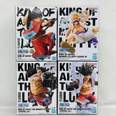 【まとめ】 未開封 ワンピース KING OF ARTIST ルフィ フィギュア 4体 セット / ONE PIECE KOA ギア 4 5 スネイクマン バウンドマン ワノ国 侍 ニカ