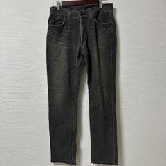 ラッキーブランド デニムパンツ ストレート 32 黒 無地 シンプル 