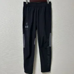 (^w^)b UNDER ARMOUR アンダーアーマー トレーニングパンツ ストレート ストレートパンツ テーパードパンツ ウエストゴム ロングパンツ 無地 ロゴプリント テキストプリン ブラック 黒 グレー 灰色 メンズ サイズ M OM11168HG