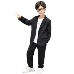 [D.IIZOO] フォーマルスーツ 男の子 2点セット おしゃれ 子供服 スーツ 紳士風 ジュニア 入学式 入園式 卒業式 七五三 120-180CMe 45a8092e