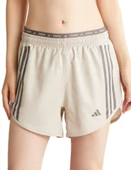 [アディダス] ランニング ハーフパンツ オウン ザ ラン 3ストライプス ショーツ IKM63 レディース ワンダーベージュ(IV9999) J/XL4 [ワンダーベージュ(IV9999)] [2L]