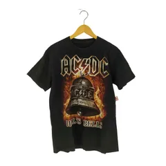 ユーズドフルギ USED古着 ロックミュージシャン ベル プリント クルーネックTシャツ バンドTシャツ メンズ 表記無 