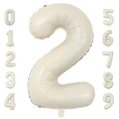 【送料無料】数字 バルーン 数字バルーン 【40インチ・簡単設置・選べる0~9】 風船 バルーン 数字 ナンバーバルーン バースデー 誕生日 飾り付け アルミ風船 大きい ビッグ 約90cm 記念日 カーニバル イベント お祝い 撮影 適用 ストロー付き (ク