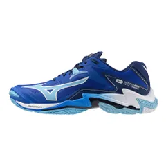 [Mizuno] バレーボールシューズ ウエーブライトニング Z8 部活 屋内 幅広 軽量 インドア ブルー×ホワイト×ネイビー 27.0 cm 2E [ブルー/ホワイト/ネイビー] [27.0 cm 2E]